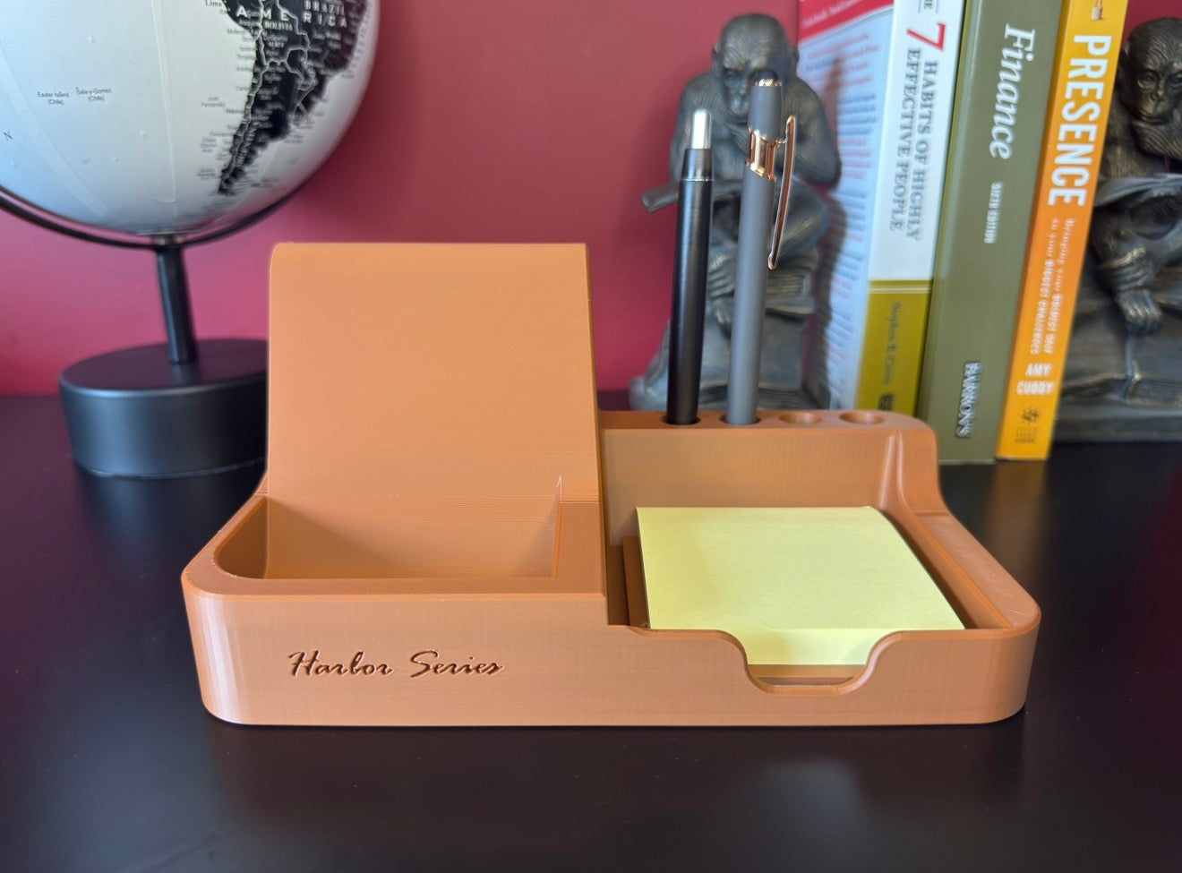 Harbor Dock desk organizer in a modern home office workspace setup
