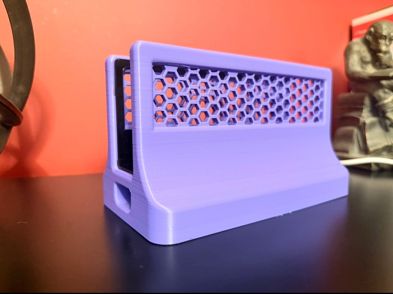 Vertical Laptop Stand | Desk Organizer, Cable Management, USA Made