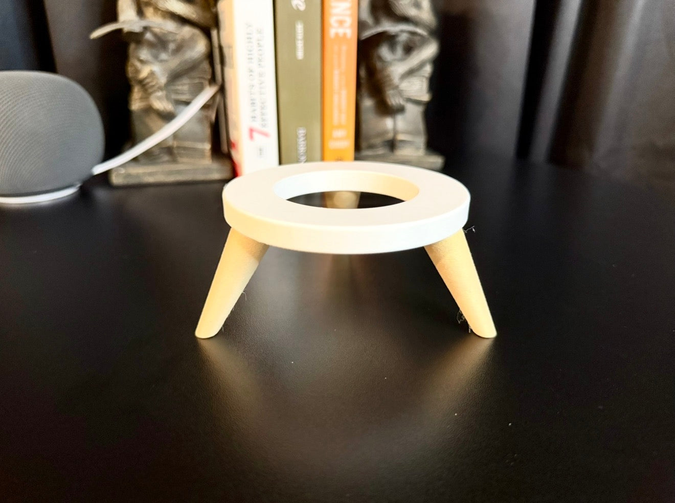 Google Home Speaker Stand | Atomic Age Tripod Pedestal | Retro Smart Home Decor