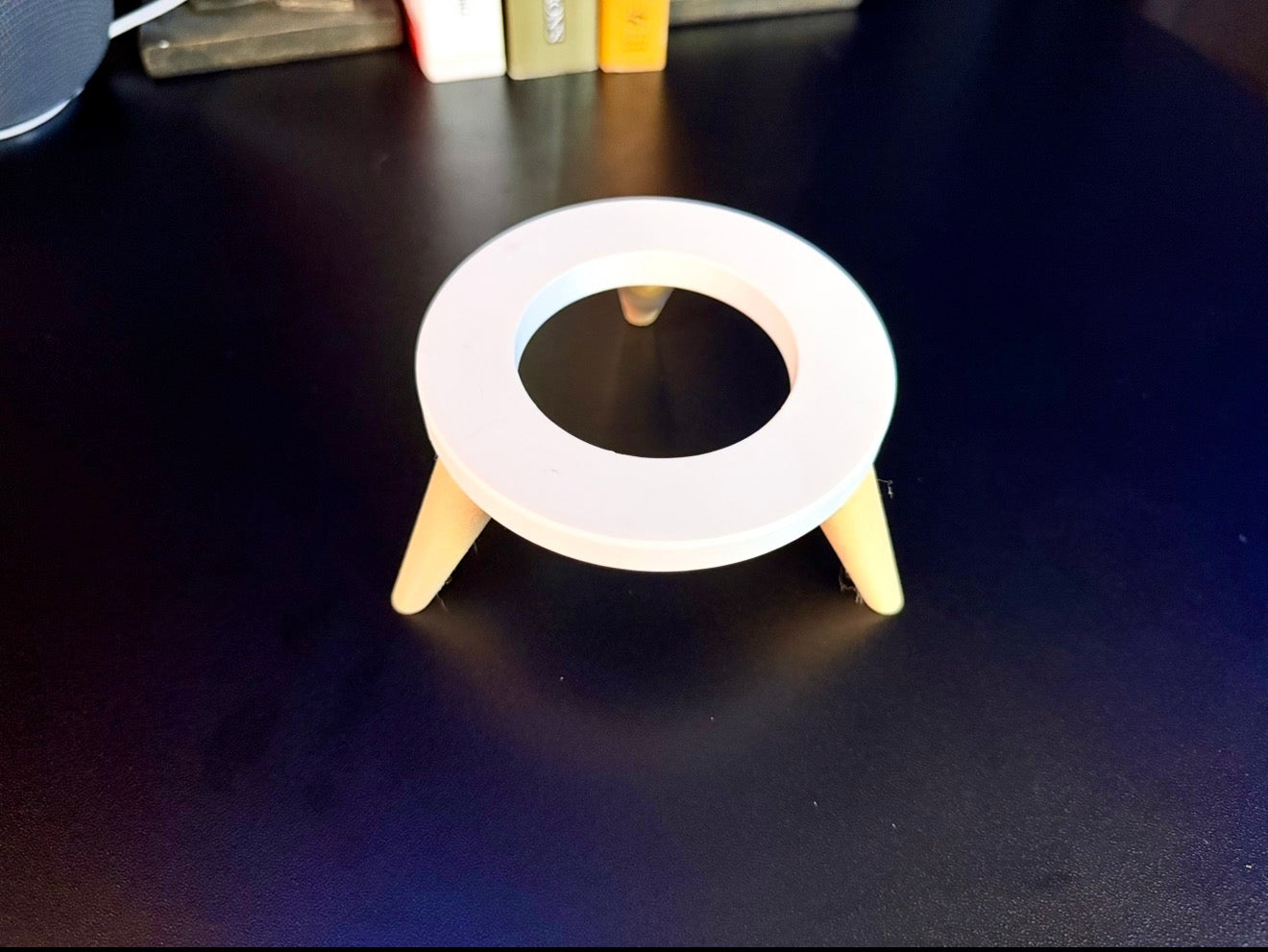 Google Home Speaker Stand | Atomic Age Tripod Pedestal | Retro Smart Home Decor