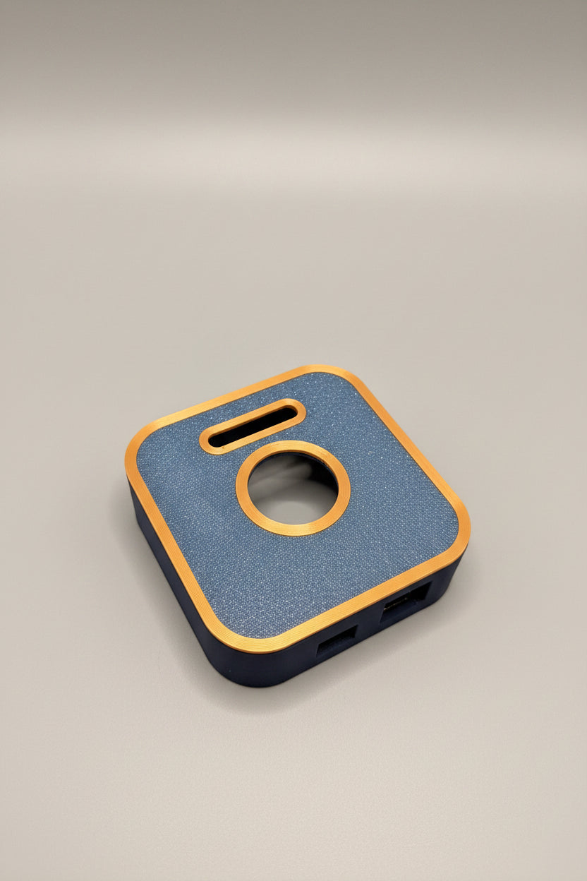 Philips Hue Bridge case color variant comparison — dual-tone 3D printed cover for Hue Gen 2 hub